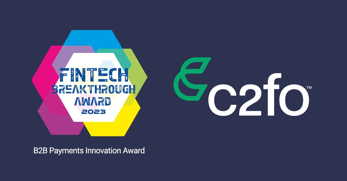 Fintech Breakthrough Award B2B Payments Innovation Award winner c2fo